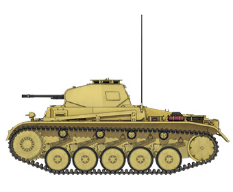 1/24 ドイツⅡ号戦車F型(完成品)